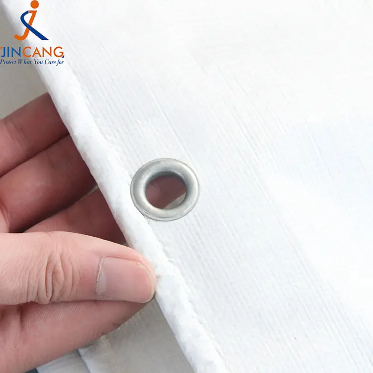 140g Tarpaulina de PE branca