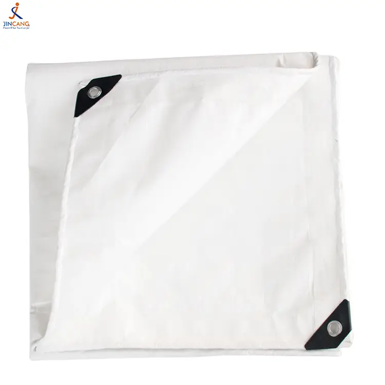 140g Tarpaulina de PE branca