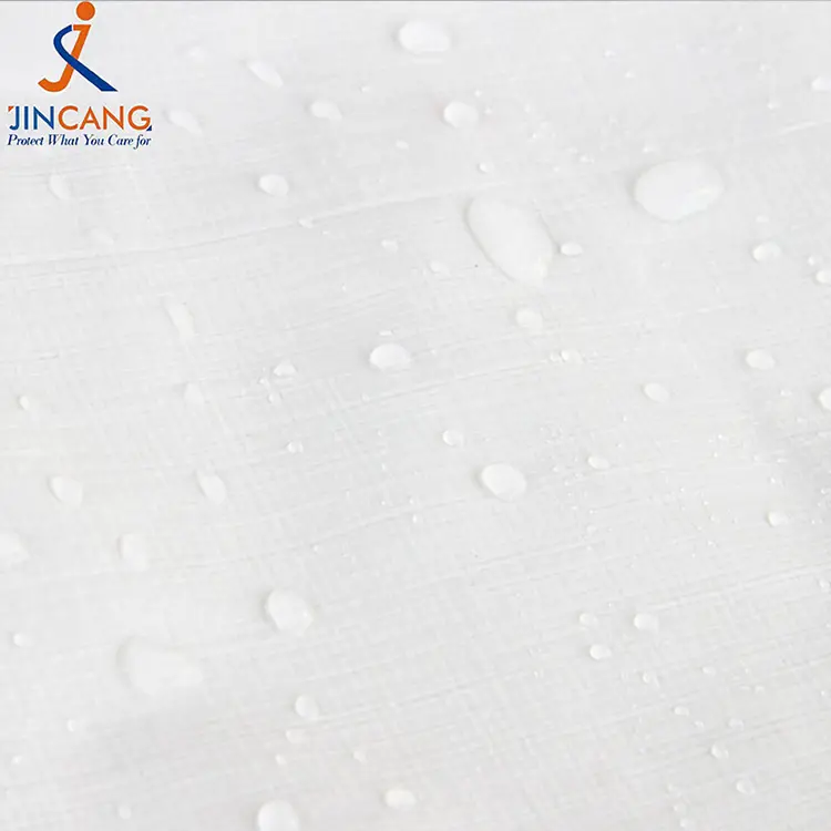 140g Tarpaulina de PE branca