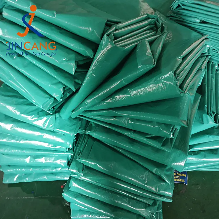 120gsm Green Silver PE Tarpaulin