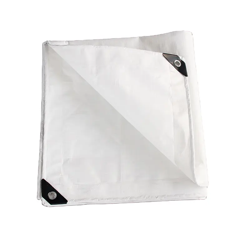 170g White PE Tarpaulin