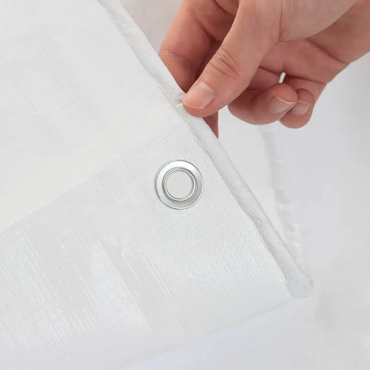 170g White PE Tarpaulin