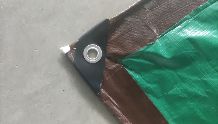 8'x10' 110GSM Marrom Verde PE Lona para Proteção de Cobertura 8'x10' 110GSM Marrom Verde PE Lona para Proteção de Cobertura