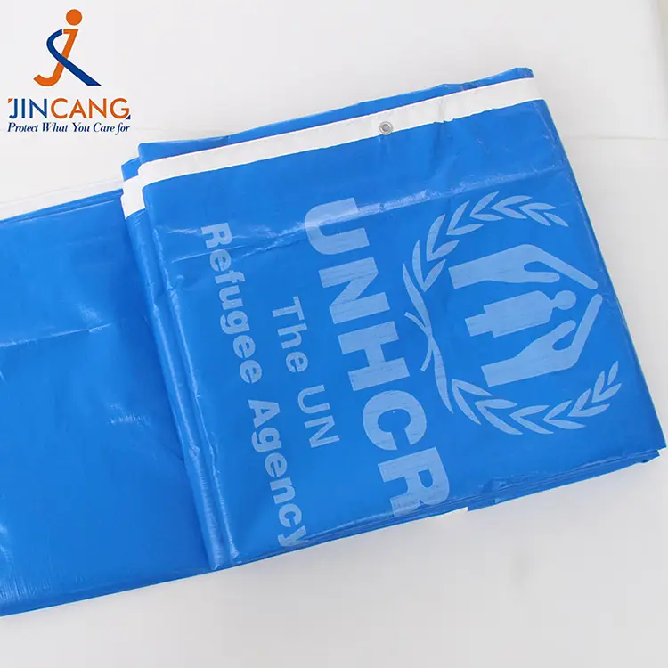 220g Blue Branco com Tarpaulina de PE impressa