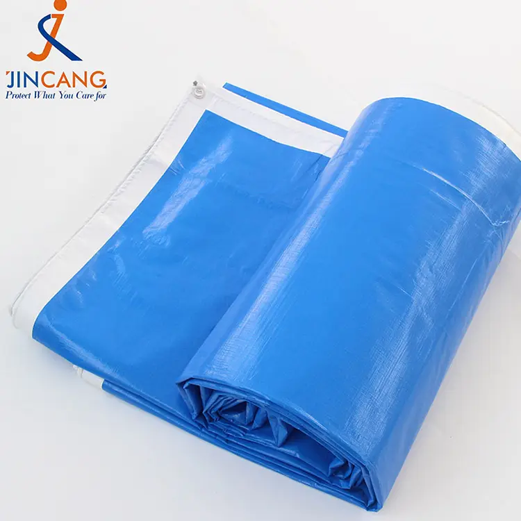 220g Blue Branco com Tarpaulina de PE impressa