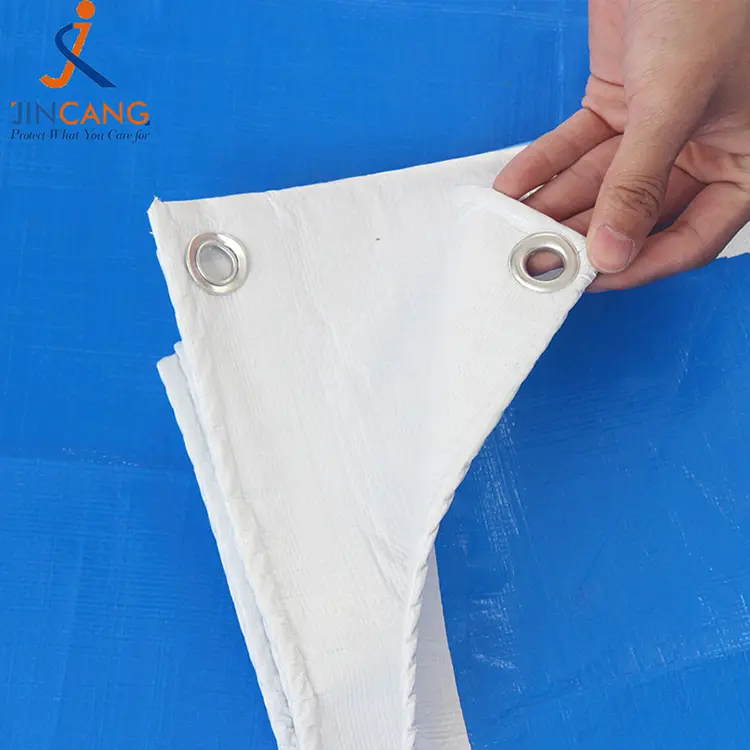 220g Blue Branco com Tarpaulina de PE impressa