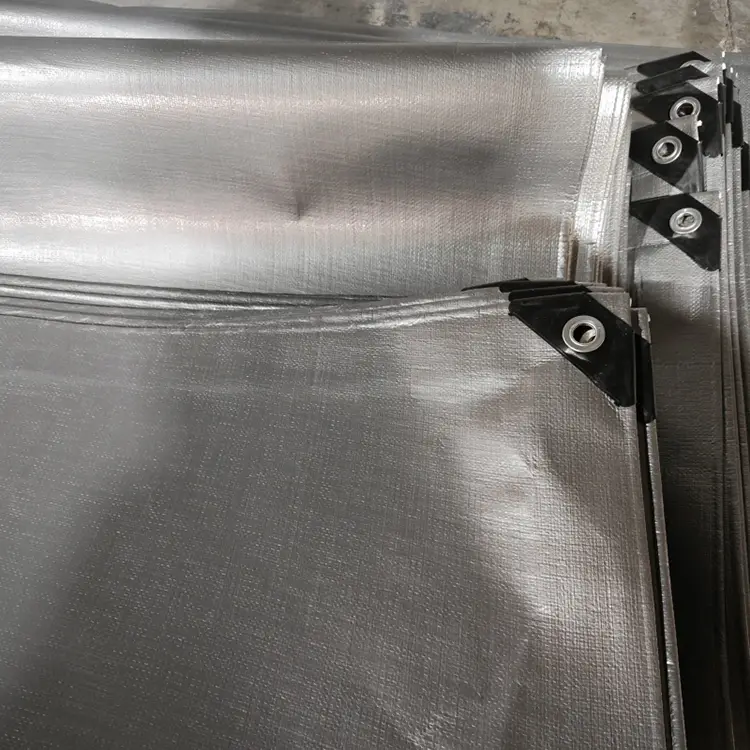 Prata preta 240 Tarpaulina Virgin PE