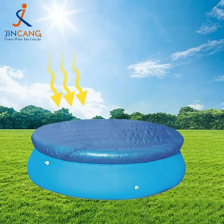 Capas redondas da piscina