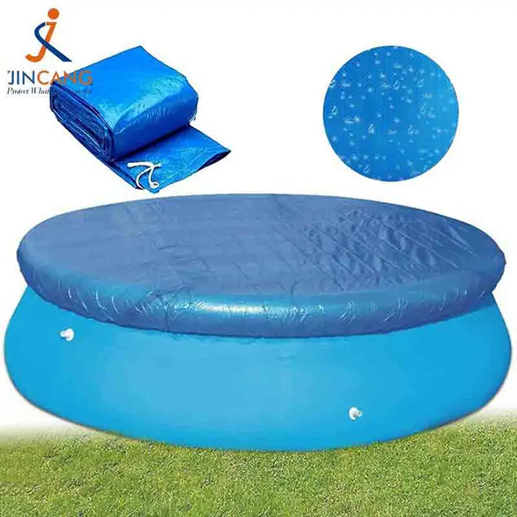 Capas redondas da piscina