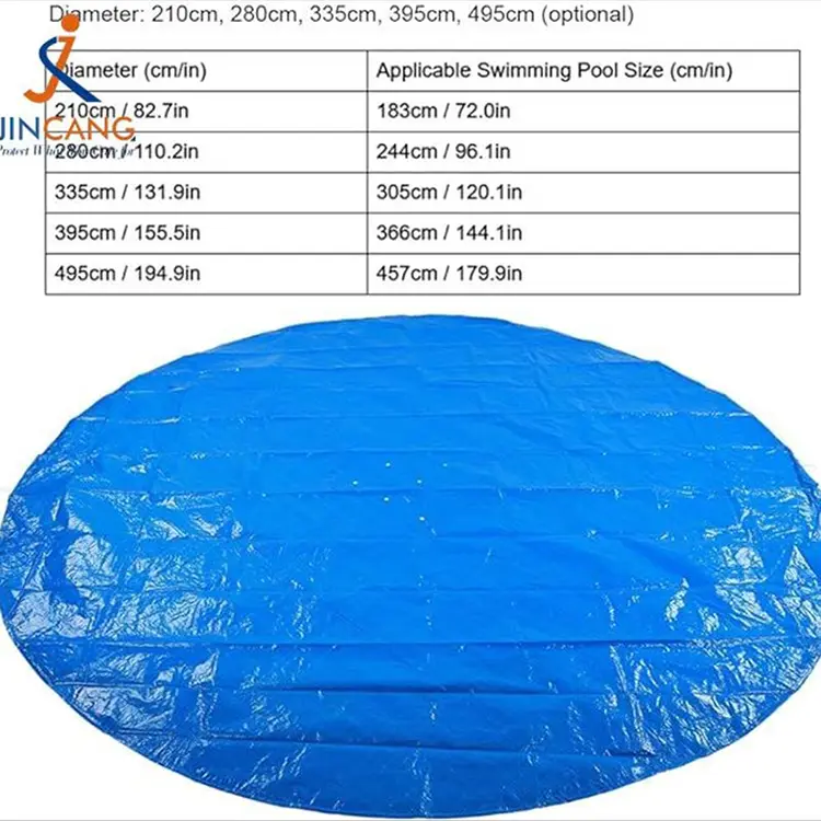 Tampa da piscina acima do solo