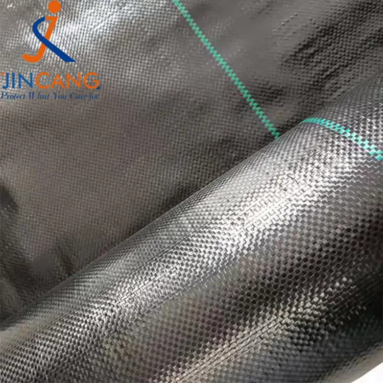 Taxa de tecido de barreira de maconha preta de barreira de grama geotêxtil